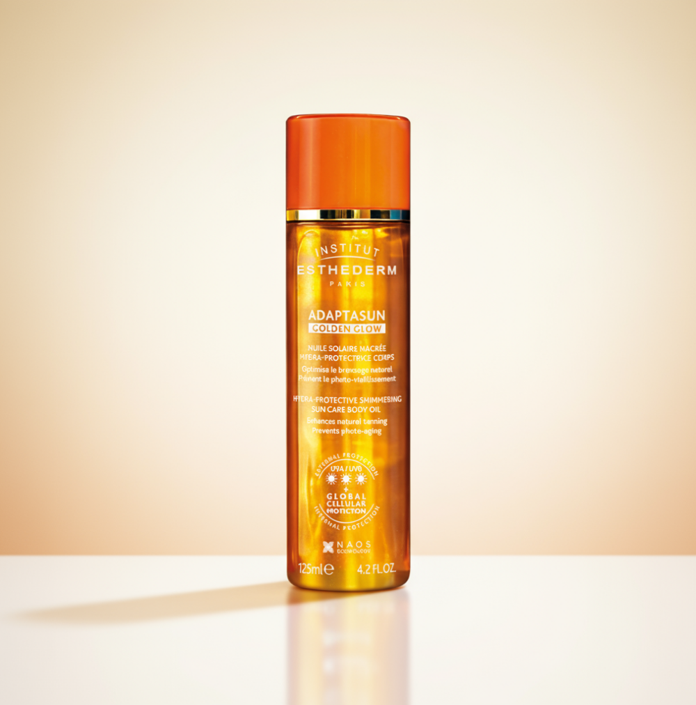 Esthederm Adaptasun Golden Glow Óleo Proteção Elevada 125ml